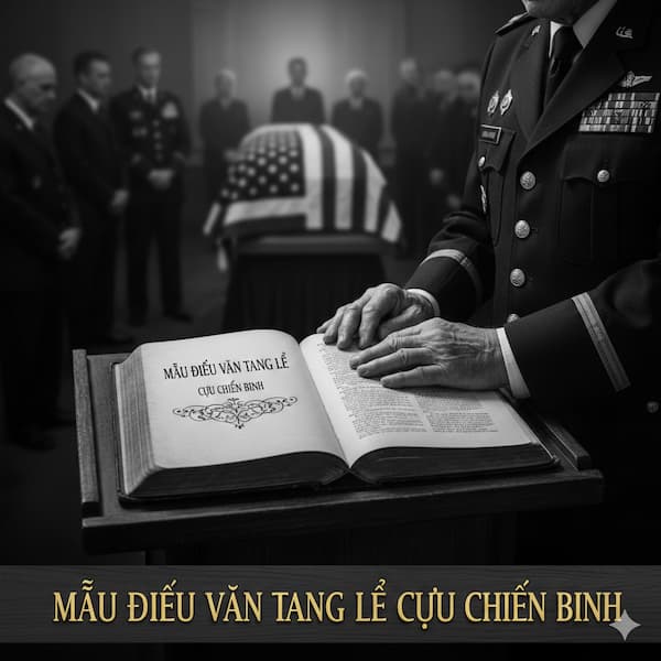 Mẫu Điếu Văn Tang Lễ Cựu Chiến Binh